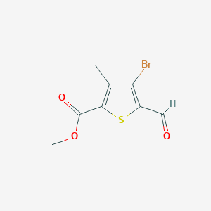 Methyl 4-bromo-5-formyl-3-methylthiophene-2-carboxylate