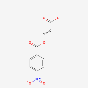 2-Methoxycarbonylvinyl 4-nitrobenzoate