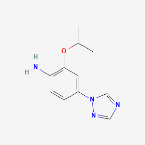 2-Isopropoxy-4-(1H-1,2,4-triazol-1-YL)aniline