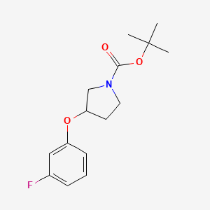 Tert-butyl 3-(3-fluorophenoxy)pyrrolidine-1-carboxylate