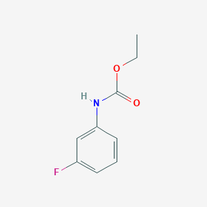 molecular formula C9H10FNO2 B8780267 Carbamic acid, (3-fluorophenyl)-, ethyl ester (9CI) CAS No. 403-92-9
