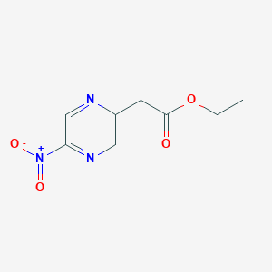 Ethyl 2-(5-nitropyrazin-2-yl)acetate