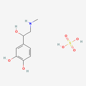 molecular formula C9H15NO7S B8780319 Adrenaline sulfate 