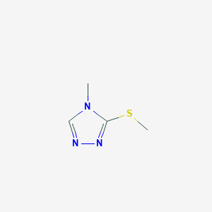 4H-1,2,4-Triazole, 4-methyl-3-(methylthio)-