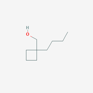molecular formula C9H18O B8780362 (1-Butylcyclobutyl)methanol CAS No. 63295-65-8
