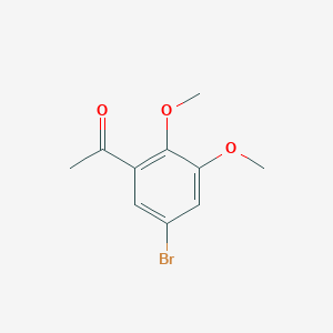 molecular formula C10H11BrO3 B8780375 1-(5-Bromo-2,3-dimethoxyphenyl)ethanone CAS No. 7507-91-7
