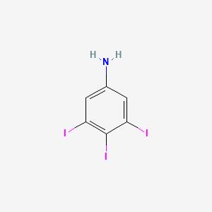 molecular formula C6H4I3N B8780380 3,4,5-Triiodoaniline CAS No. 108673-30-9