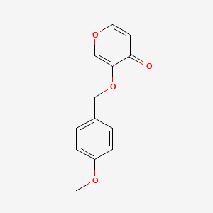 3-((4-Methoxybenzyl)oxy)-4H-pyran-4-one