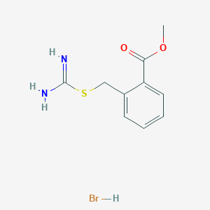 Methyl 2-({[amino(imino)methyl]thio}methyl)benzoate hydrobromide