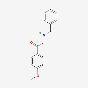 2-(Benzylamino)-1-(4-methoxyphenyl)ethanone