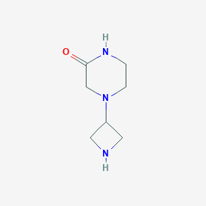 4-Azetidin-3-ylpiperazin-2-one
