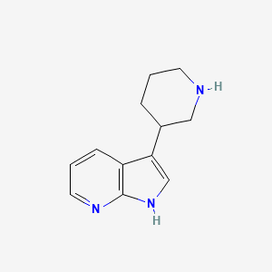 3-{1H-pyrrolo[2,3-b]pyridin-3-yl}piperidine
