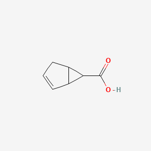 molecular formula C7H8O2 B8780723 Bicyclo[3.1.0]hex-2-ene-6-carboxylic acid CAS No. 16650-35-4