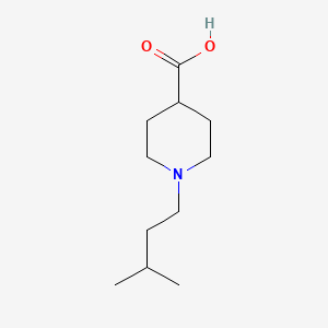 1-(3-Methylbutyl)piperidine-4-carboxylic acid