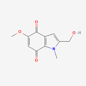 2-(Hydroxymethyl)-5-methoxy-1-methyl-1H-indole-4,7-dione