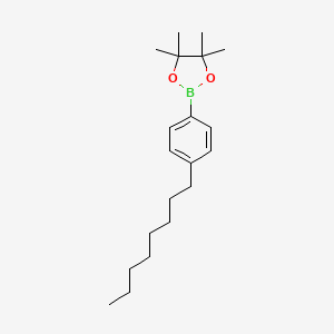 4,4,5,5-Tetramethyl-2-(4-octylphenyl)-1,3,2-dioxaborolane