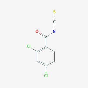 molecular formula C8H3Cl2NOS B8780792 2,4-Dichlorobenzoyl isothiocyanate 