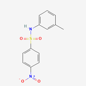 molecular formula C13H12N2O4S B8780806 N-(3-methylphenyl)-4-nitrobenzenesulfonamide 