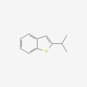 molecular formula C11H12S B8780837 2-(Propan-2-yl)-1-benzothiophene CAS No. 39743-75-4