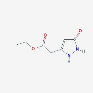 ethyl (5-oxo-2,5-dihydro-1H-pyrazol-3-yl)acetate