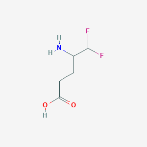 4-Amino-5,5-difluoropentanoic acid