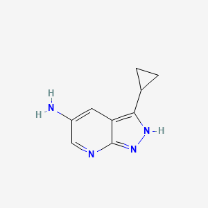 3-Cyclopropyl-1H-pyrazolo[3,4-b]pyridin-5-amine