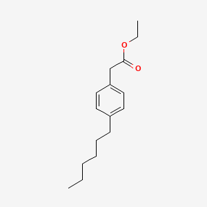 Ethyl 2-(4-hexylphenyl)acetate