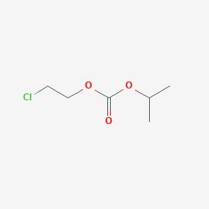 molecular formula C6H11ClO3 B8780930 Carbonic acid, 2-chloroethyl 1-methylethyl ester CAS No. 137778-07-5