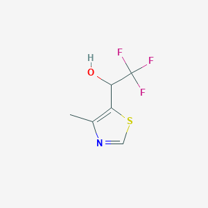 5-Thiazolemethanol, 4-methyl-alpha-(trifluoromethyl)-