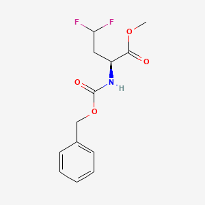 (S)-2-Benzyloxycarbonylamino-4,4-difluoro-butyric acid methyl ester