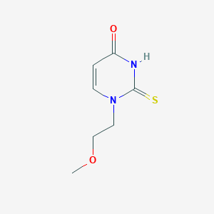 1-(2-Methoxyethyl)-2-thioxo-2,3-dihydropyrimidin-4(1H)-one