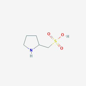 molecular formula C5H11NO3S B8781020 2-Pyrrolidinemethanesulfonic acid CAS No. 139644-71-6