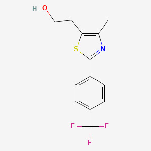 2-[4-Methyl-2-[4-(trifluoromethyl)phenyl]-5-thiazolyl]ethanol