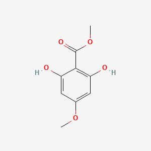 molecular formula C9H10O5 B8781081 Methyl 2,6-dihydroxy-4-methoxybenzoate CAS No. 19722-76-0