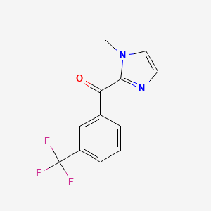 (1-methyl-1H-imidazol-2-yl)[3-(trifluoromethyl)phenyl]methanone