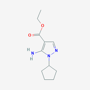ethyl 5-amino-1-cyclopentyl-1H-pyrazole-4-carboxylate