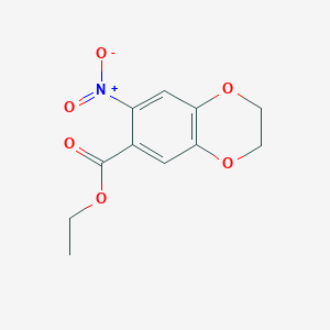 Ethyl 7-nitro-2,3-dihydrobenzo[b][1,4]dioxine-6-carboxylate