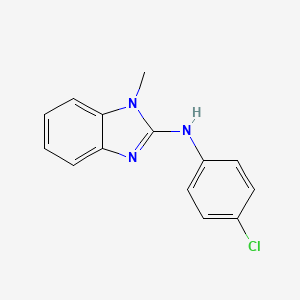 N-(4-chlorophenyl)-1-methyl-1H-benzimidazol-2-amine