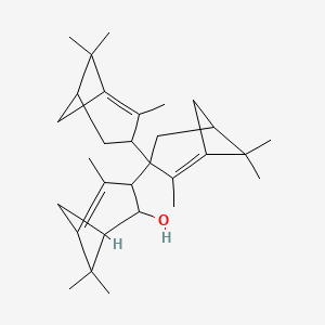 4,6,6-Trimethyl-3-[2,6,6-trimethyl-3-(2,6,6-trimethyl-3-bicyclo[3.1.1]hept-1-enyl)-3-bicyclo[3.1.1]hept-1-enyl]bicyclo[3.1.1]hept-4-en-2-ol