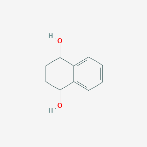 molecular formula C10H12O2 B8781219 1,2,3,4-Tetrahydronaphthalene-1,4-diol 