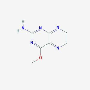 molecular formula C7H7N5O B8781237 4-Methoxypteridin-2-amine CAS No. 2277-48-7