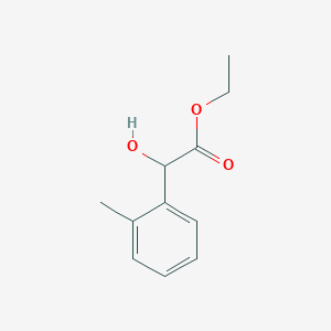 molecular formula C11H14O3 B8781302 Ethyl 2-hydroxy-2-(2-methylphenyl)acetate 
