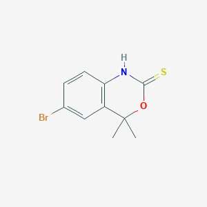 6-Bromo-4,4-dimethyl-1H-benzo[D][1,3]oxazine-2(4H)-thione