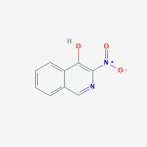 molecular formula C9H6N2O3 B8781357 3-Nitroisoquinolin-4-ol CAS No. 36718-46-4