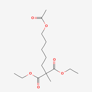 Diethyl 2-(5-acetoxypentyl)-2-methylmalonate