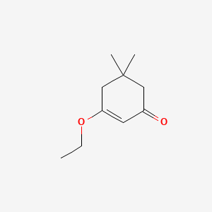 molecular formula C10H16O2 B8781382 2-Cyclohexen-1-one, 3-ethoxy-5,5-dimethyl- CAS No. 6267-39-6