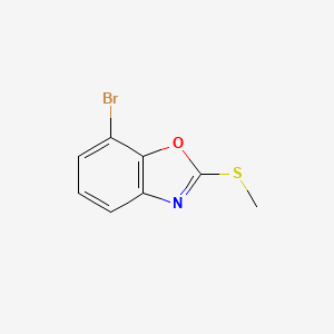 7-Bromo-2-(methylthio)benzo[d]oxazole