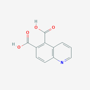 molecular formula C11H7NO4 B8781438 Quinoline-5,6-dicarboxylic acid CAS No. 855764-12-4
