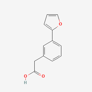 B8781462 [3-(Furan-2-yl)phenyl]acetic acid CAS No. 568628-55-7