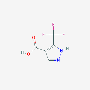 molecular formula C5H3F3N2O2 B087815 5-(三氟甲基)-1H-吡唑-4-羧酸 CAS No. 1259932-11-0